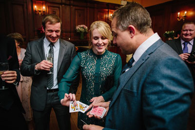 Party entertainer magician